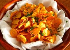 
                    
                        Make Sweet Potato Chips When You Have a Craving for Store-Bought Snacks #food trendhunter.com
                    
                