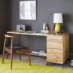 
                    
                        Rustic Modular Desk Set &ndash; Box File #westelm
                    
                