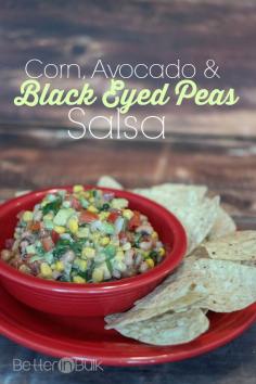 
                    
                        Corn, Avocado and Black Eyed Peas Salsa
                    
                