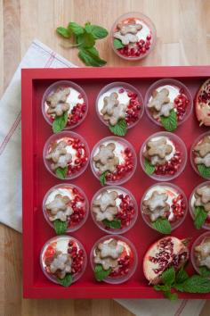
                    
                        Mascarpone Mousse with Pomegranate and Mini Gingerbread
                    
                