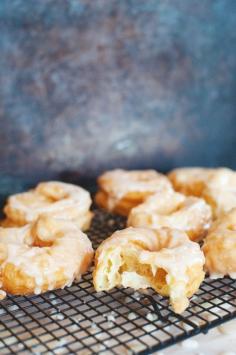 
                    
                        Homemade cruller donuts
                    
                