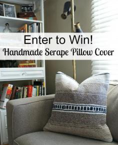 
                    
                        Tutorial + enter to win a handmade serape pillow cover! 12/27/14 - 1/1/14
                    
                