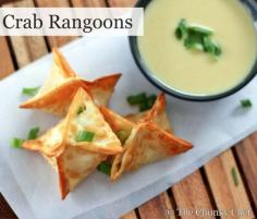 
                    
                        Crab Rangoons with Mustard Sauce
                    
                