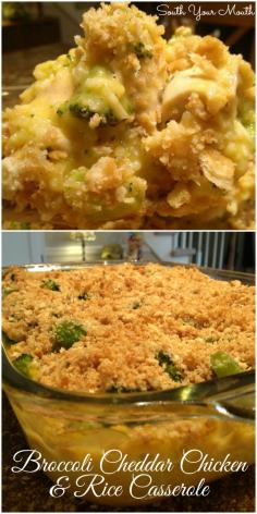 
                    
                        South Your Mouth: Broccoli Cheddar Chicken and Rice Casserole
                    
                