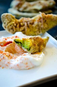 
                    
                        Gluten free Avocado Fries. The ingredients that make these fries fantastic are butter and cheese in the coating. These are so healthy and light as they are baked in oven. Dip them into a chili powder yogurt mixture and enjoy! | giverecipe.com | #avocado #snack #cornmeal #healthy
                    
                
