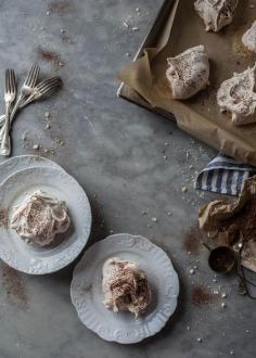 
                    
                        Cocoa Dusted Meringues
                    
                