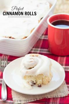 
                    
                        Perfect Cinnamon Rolls - here is the recipe for the best cinnamon rolls that you can make at home!
                    
                