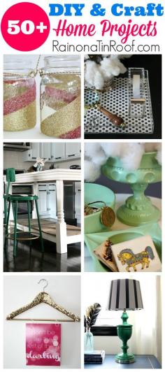 
                    
                        SO many awesome ideas - and most are really cheap! DIY & Crafts Project Gallery via RainonaTinRoof.com
                    
                