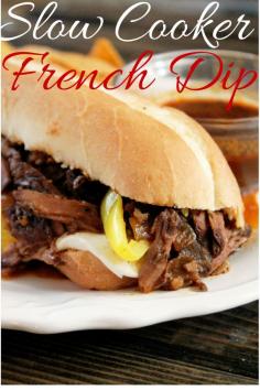 
                    
                        Slow Cooker French Dip Sandwich-Creole Contessa
                    
                