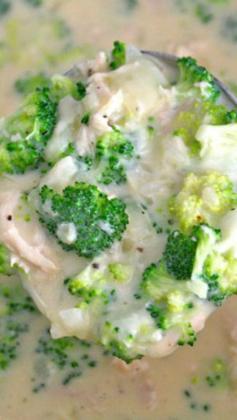 
                    
                        Broccoli Cheddar Chicken Soup ~ A soup packed with fresh broccoli, shredded chicken and creamy cheese.
                    
                