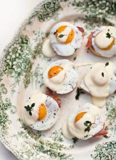 Mini eggs benedict. #egg #recipe