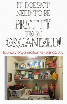 
                    
                        How I organized my laundry room to store a lot of things, without any baskets or fancy stuff.
                    
                