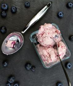 
                    
                        Rhubarb, Blueberry and Honey No Churn Ice Cream
                    
                