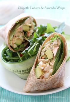 #Chipotle #Lobster and #Avocado #Wrap 15 #Avocado #Recipes for a #Healthy #Weekend | All #Yummy #Recipes