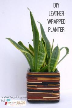 
                    
                        DIY-Leather-Wrapped-Planter | TodaysCreativeBlo...
                    
                