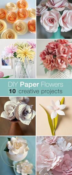 
                    
                        DIY Paper Flowers • Tutorials for easy and elegant paper flower projects!
                    
                