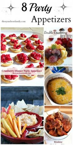 Party Appetizers www.thenymelrosefamily.com #appetizers #gameday