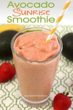 
                    
                        Avocado-Sunrise-Smoothie. Click to see the delicious recipe!
                    
                
