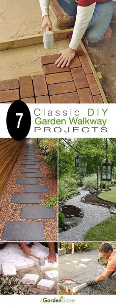 
                    
                        7 Classic DIY Garden Walkway Projects • With Tutorials!
                    
                