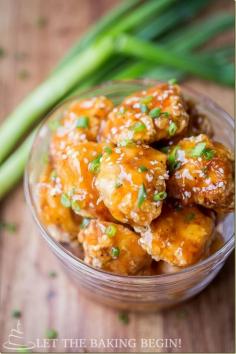 
                    
                        Chinese Orange Chicken - Slightly Spicy, Tangy, with pronounced Orange flavor it was party on a plate. by LetTheBakingBegin...
                    
                