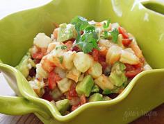 
                    
                        Zesty Lime Shrimp and Avocado Salad - Zesty lime juice and cilantro are the key ingredients to creating this light and refreshing salad, no heavy mayonnaise to weigh it down.
                    
                