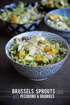 
                    
                        Brussels Sprouts Salad with Pecorino & Oranges
                    
                