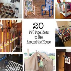 
                    
                        20 PVC Pipe Ideas to Use Around the House howdoesshe.com
                    
                