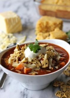 
                    
                        Sweet Potato and Lentil Chili recipe - Vegan, gluten free and the perfect winter recipe -- we had this for dinner this week and it was a MAJOR win!
                    
                