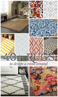 
                    
                        A good rug can make a good room into a GREAT room.  Check out these rugs to design a room around!  @Remodelaholic .com.com  #spon #rugs #design
                    
                