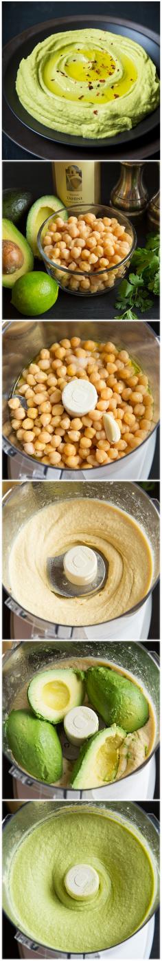 
                    
                        Avocado Hummus - so creamy. So easy. You'll love this dip! CookingClassy.com #appetizers #healthy_recipes #chick_peas #WhattheHack
                    
                