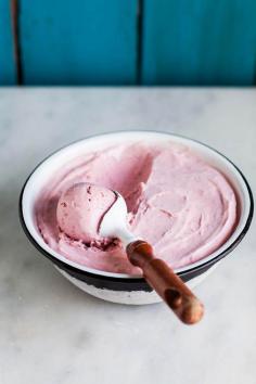 
                    
                        Raspberry and limoncello ice cream
                    
                