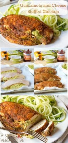 
                    
                        Guacamole and Cheese Stuffed Chicken Breast
                    
                