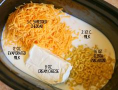 
                    
                        Crockpot mac and cheese
                    
                
