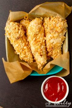 Crispy Ranch Chicken Strips #glutenfree