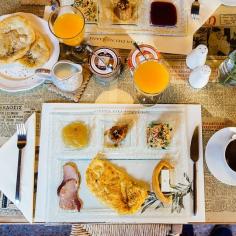 
                    
                        Greek breakfast on the Mani Peninsula. Photo courtesy of tanveerbadal on instagram.
                    
                