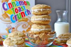 
                    
                        Cinnamon Toast Crunch Cookie Whoopie Pies from The BakerMama - Gold Medal Blog
                    
                