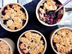 
                    
                        Maple Apple Blueberry Crumble (Vegan, GF + Flour Free)
                    
                