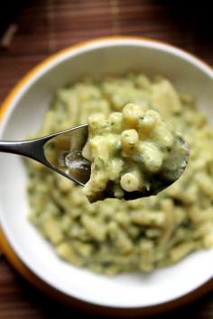 
                    
                        Creamy, decadent, and sooo luxurious- but lighter and healthier than usual mac and cheese.
                    
                