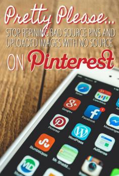 
                    
                        Pretty Please...Stop Repinning Bad Source Pins and Uploaded Images with no Source on Pinterest! | Blog Chicka Blog
                    
                