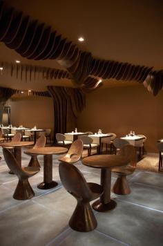 
                    
                        Restaurant at The Vine Hotel, Madeira, Portugal, interiror design by Nini Andrade Silva
                    
                
