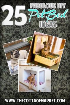 25 Fabulous DIY Pet Bed ideas - Domestic DIY
