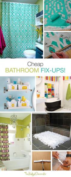
                    
                        Cheap Bathroom Fix Ups for Any Family! • Tips, Ideas & Tutorials!
                    
                