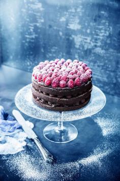 
                    
                        A Delicious Vegan Raspberry-Chocolate Truffle Cake | Rue
                    
                