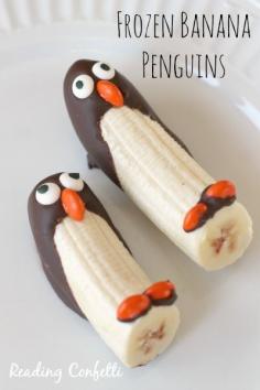 
                    
                        dont get much cuter than  Frozen Banana Penguins!.
                    
                
