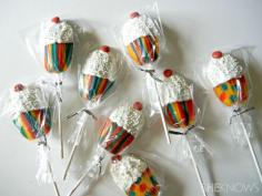 
                    
                        These Technicolor Madeline Cookies are Decorated to Look Like Cake Pops #desserts trendhunter.com
                    
                