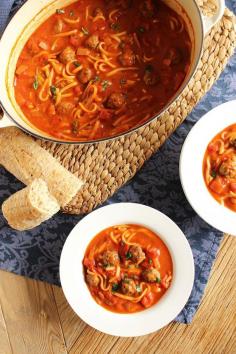 
                    
                        One-Pot Spaghetti and Meatball Stew
                    
                