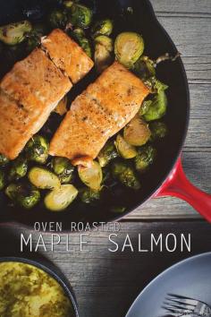 
                    
                        Maple Roasted Salmon | GirlCarnivore.com
                    
                