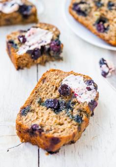
                    
                        Blueberry muffins + banana bread = this heavenly recipe for Brown Sugar Blueberry Banana Bread
                    
                