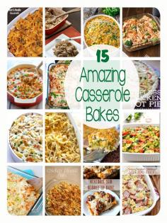 
                    
                        15 Amazing Casserole Bakes - These look so good!  I know what I'm making for dinner!
                    
                