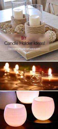 
                    
                        DIY Candle Holders - Great Ideas & Tutorials!
                    
                